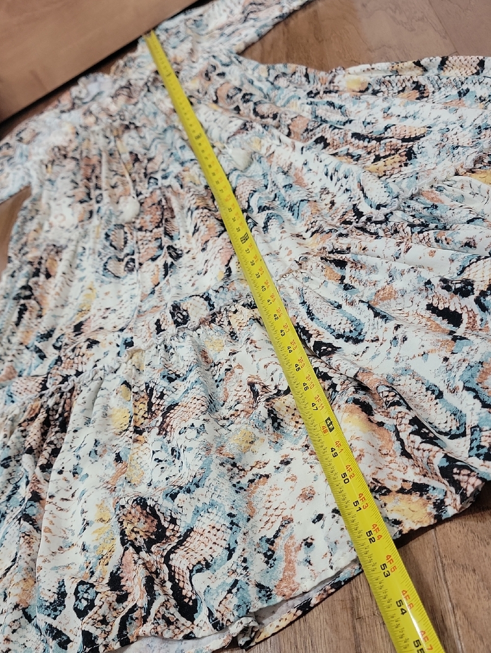 Lascana Pastel Reptile Print Maxi Dresss - Picture 11 of 16